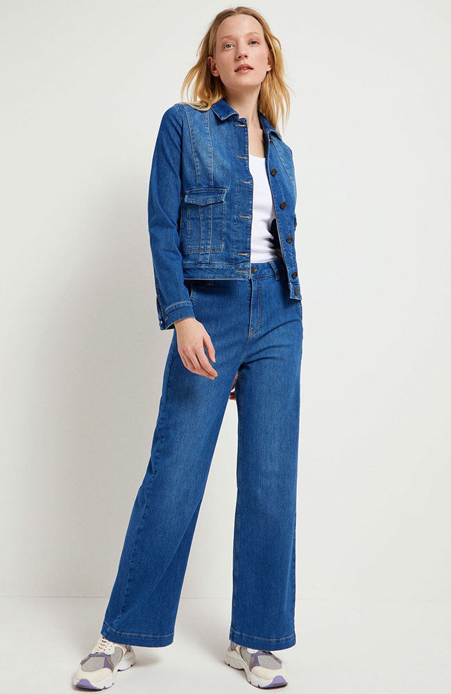 Marlene Jeans mit hoher Taille, mittelblau from Sophie Stone