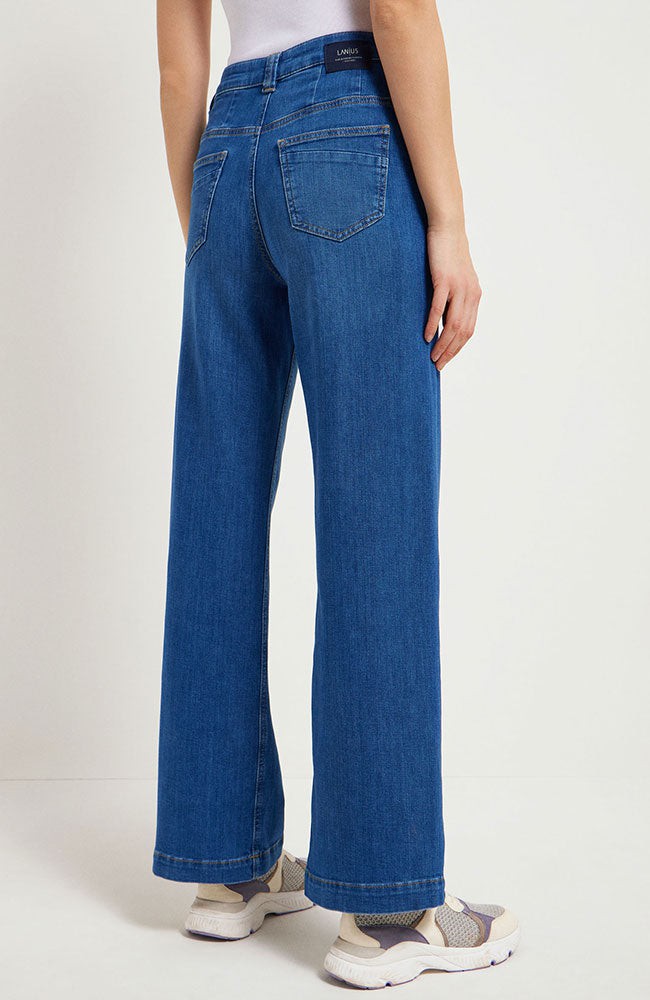 Marlene Jeans mit hoher Taille, mittelblau from Sophie Stone