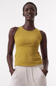 Midi-Top oliv GRS via Sophie Stone