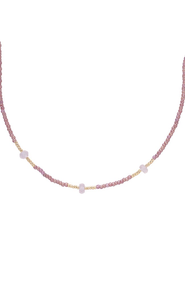 Brightly Rose Quartz necklace from Sophie Stone