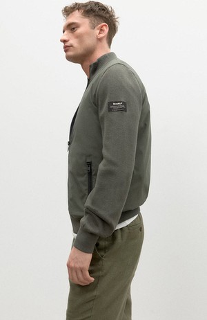 Petrea knit jacket green from Sophie Stone