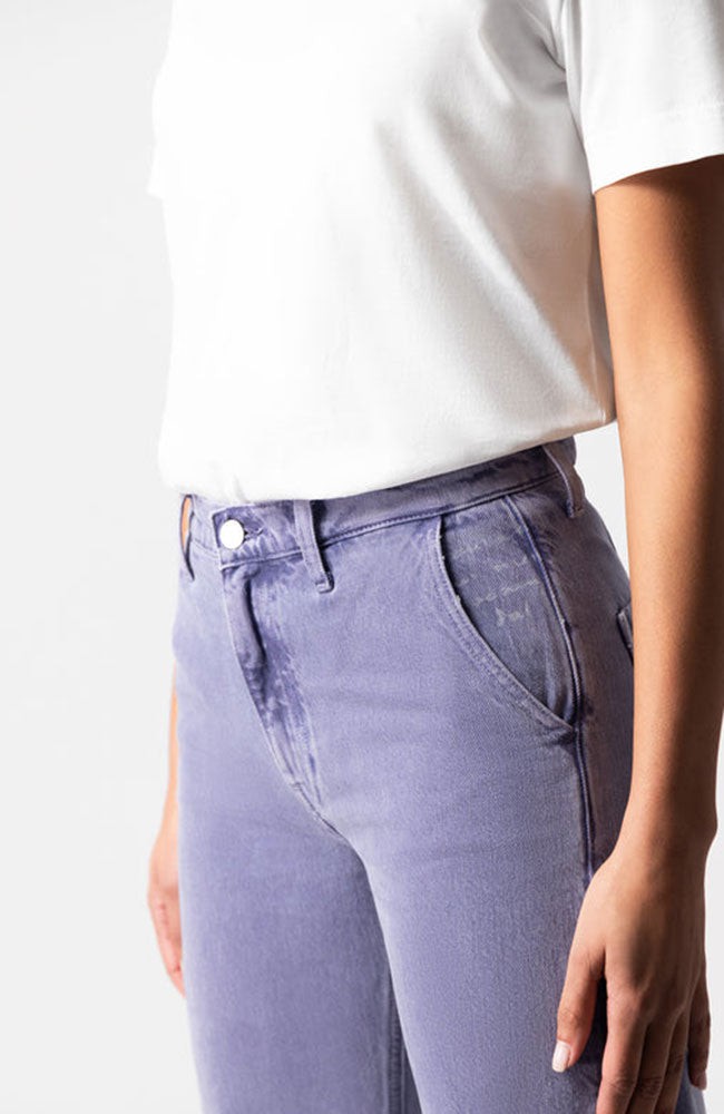 Von Wilma Jeans mit weitem Bein violett from Sophie Stone