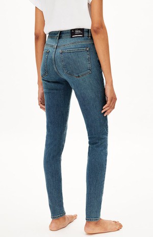 Tillaa Skinny Jeans blau gefärbt from Sophie Stone
