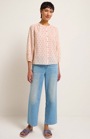 Blouse pink polka dots from Sophie Stone