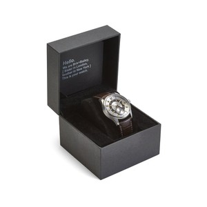 Brix+Bailey Stainless Steel Quartz Watch, Leather Strap from Sostter