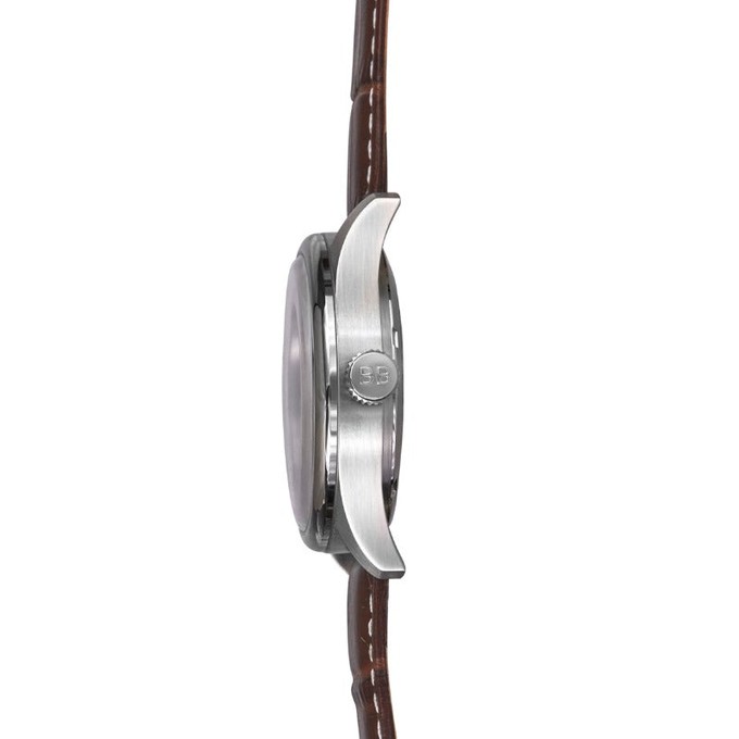 Brix+Bailey Stainless Steel Quartz Watch, Leather Strap from Sostter
