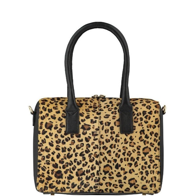 Animal Print Leather Crossbody Shoulder Bag from Sostter