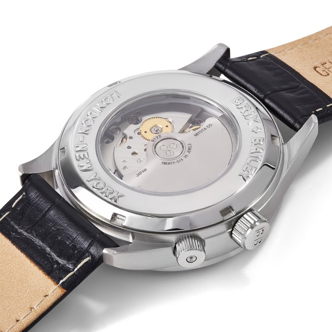 Brix+Bailey Heyes Automatic Chronograph Watch, Steel from Sostter