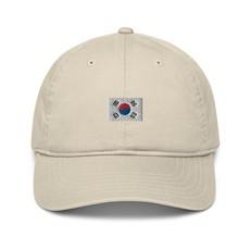 KOREAN FLAG BEIGE DAD HAT via SSEOM BRAND