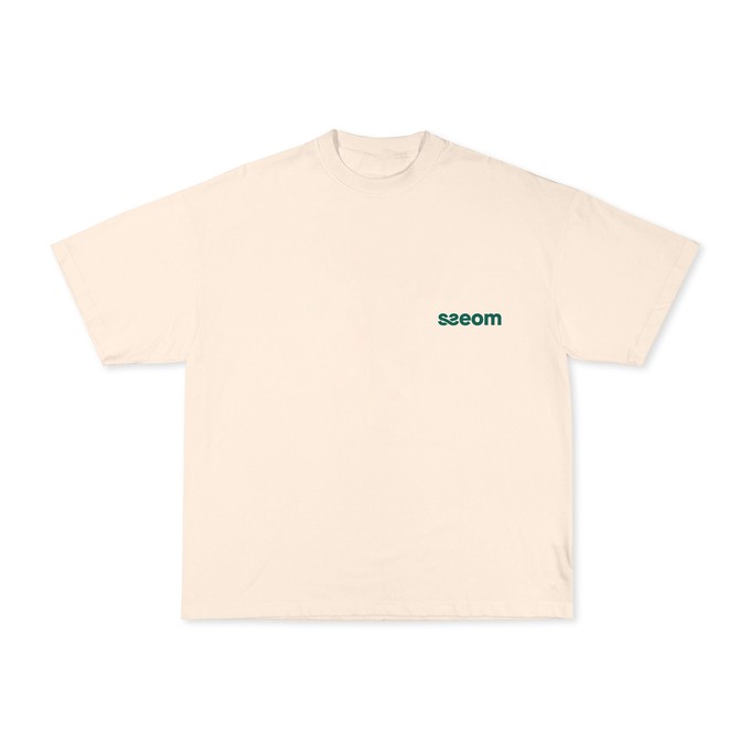 KOREAN PALACE BEIGE TEE from SSEOM BRAND