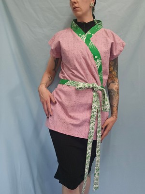 Modular Floral Kimono Top from Stephastique