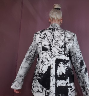 Abstract Blazer from Stephastique