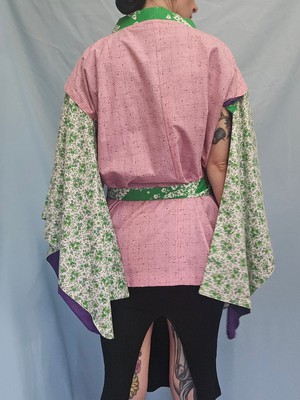 Modular Floral Kimono Top from Stephastique