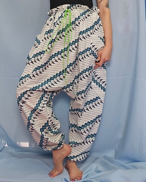 Graphic Print Harem Pants from Stephastique