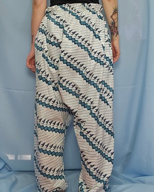 Graphic Print Harem Pants from Stephastique