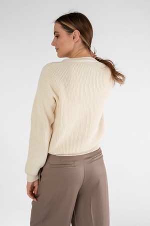 Kurze Strickjacke creme from STORY OF MINE