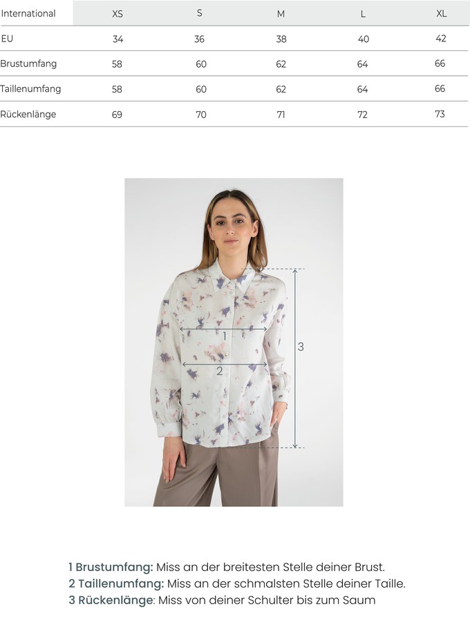 Print Bluse aus Tencel from STORY OF MINE