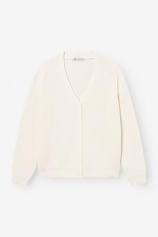 Kurze Strickjacke creme via STORY OF MINE
