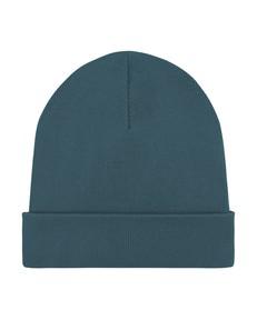 Organic Rib Beanie Blue Green from Stricters
