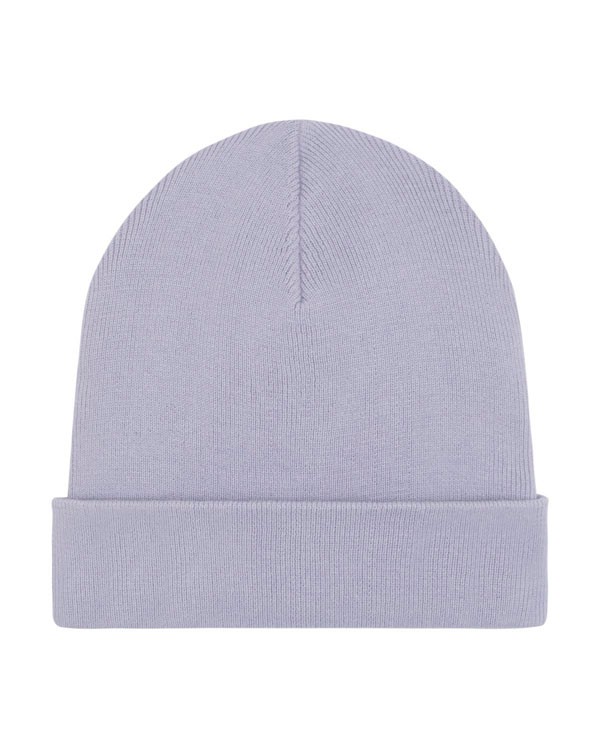 Organic Rib Beanie Pastel Purple from Stricters