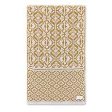 Davida Luxurious Scarf in Double Knit Velvet & Merino Blend - Grey/Golden via STUDIO MYR