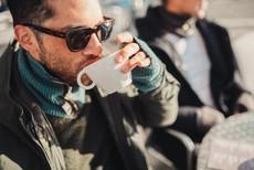Duke Men’s Fingerless Gloves – Rib Knit Merino Blend with Zippers via STUDIO MYR