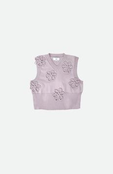 Flower vest - cotton lilac L from Studio Selles
