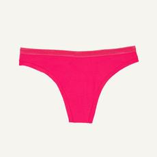 Organic Cotton Low-Rise Thong in Aurora via Subset