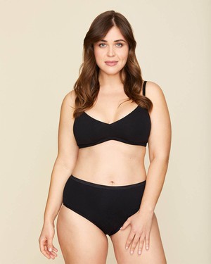 Organic Cotton Mid-Rise Brief in Carbon 3-Pack from Subset