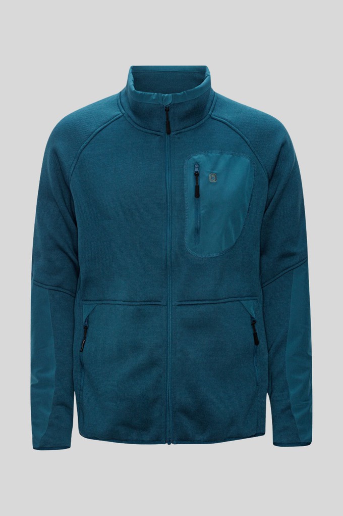 Tjele Zip Sweat Blue from Superstainable