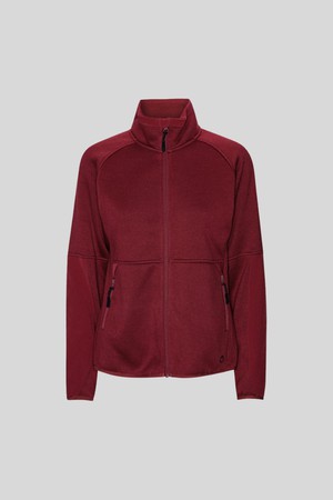 Almind Zip Sweat Rio Red from Superstainable