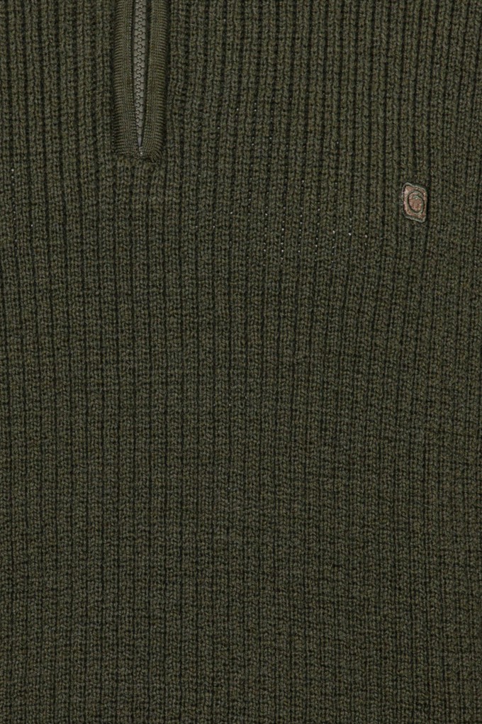 Hven Half Zip Knit Lark Green from Superstainable