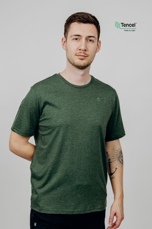 Skagerrak Tencel® Tee Green Melange from Superstainable