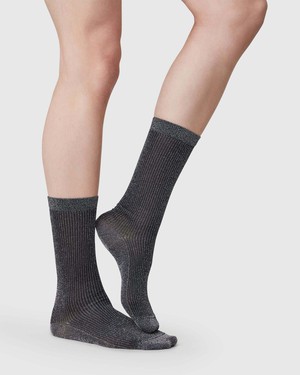 Magda Shimmery Socks from Swedish Stockings