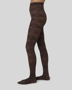 Rebecka Argyle Tights via Swedish Stockings