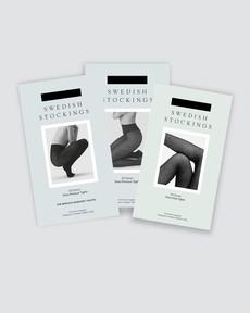 Black Tights Bundle: Olivia, Svea & Doris Tights via Swedish Stockings