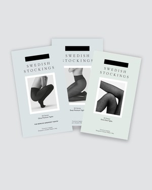 Black Tights Bundle: Olivia, Svea & Doris Tights from Swedish Stockings