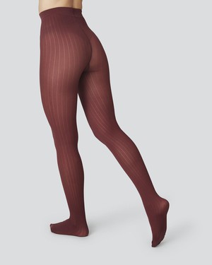 Alma Rib Tights from Swedish Stockings