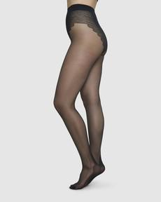 Stefanie Seam Tights via Swedish Stockings