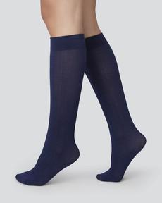 Freja Organic Wool Knee-Highs via Swedish Stockings