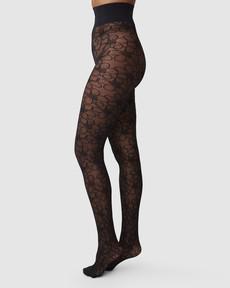 Maja Flower Tights via Swedish Stockings