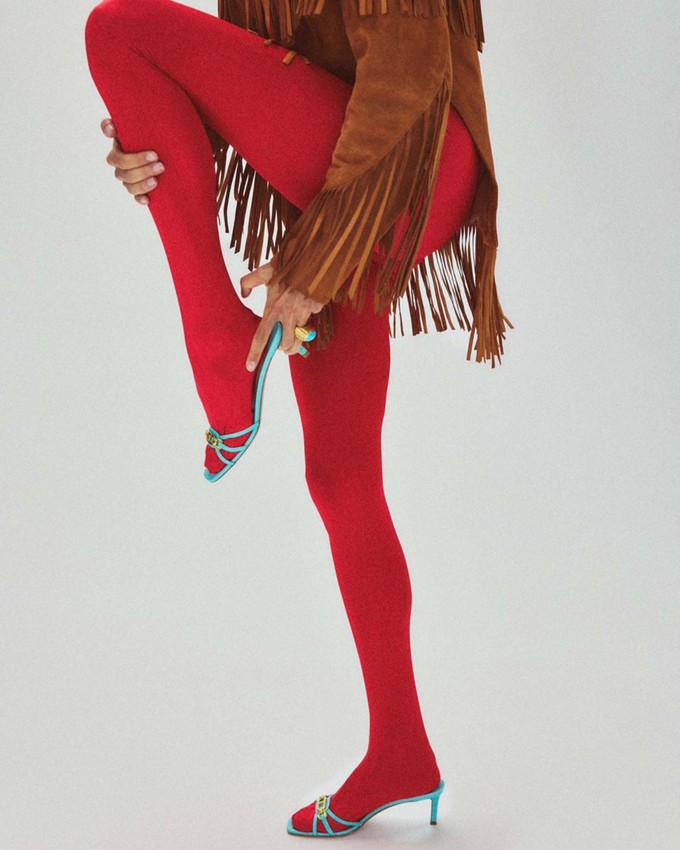 Geri Glossy Tights from Swedish Stockings