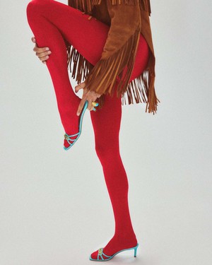 Geri Glossy Tights from Swedish Stockings