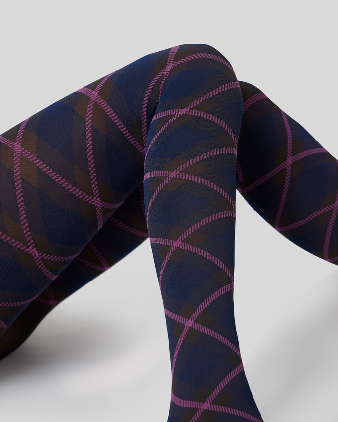 Franka Check Tights from Swedish Stockings