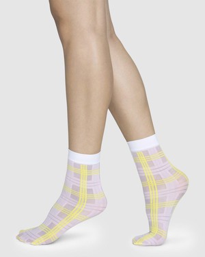 Greta Tartan Socks from Swedish Stockings