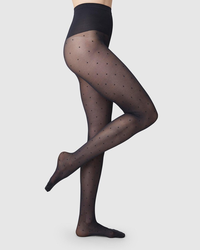 Doris Dots Tights from Swedish Stockings