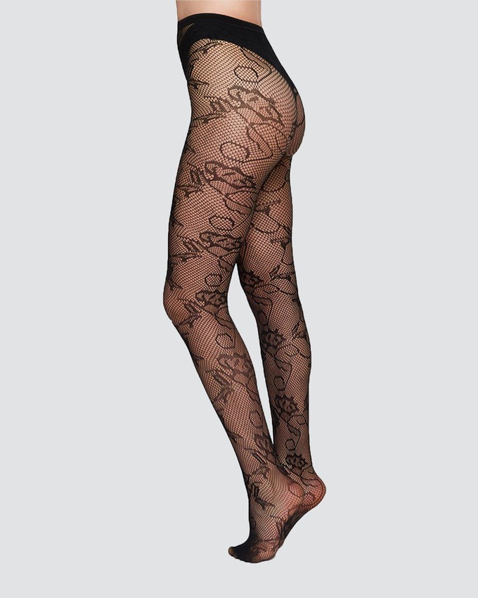 Frida Lace Tights from Swedish Stockings