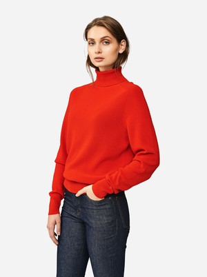 The Turtleneck Sweater – Red from TEYM