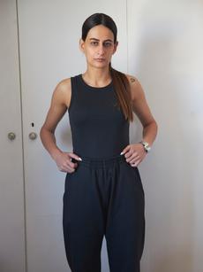 Black Organic Cotton Tanktop | By Signe via The Collection One