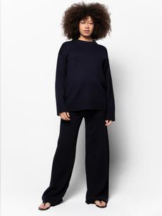Navy Pants | Rhea. via The Collection One